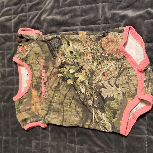 Carhartt One Pieces Baby Girl Carhartt Camo Onsie Poshmark